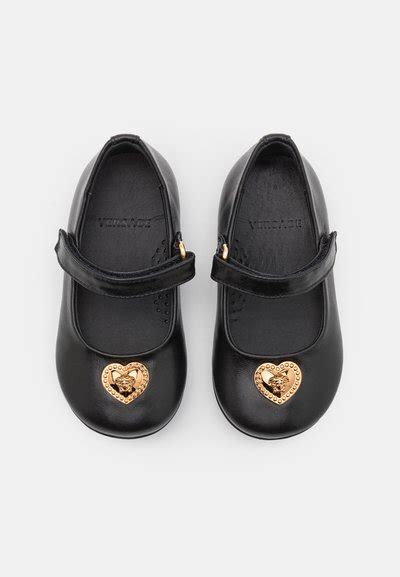 Versace Tribute Ballerinas In Nero Oro Tributenero 